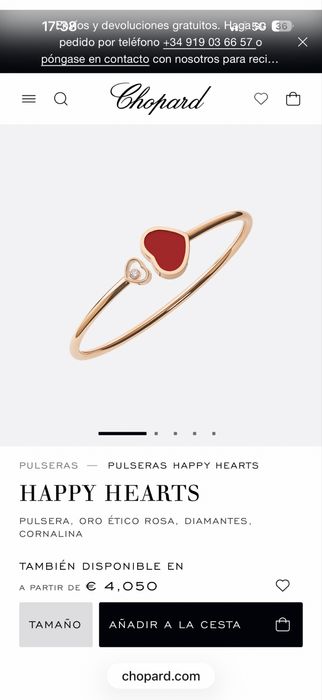 Chopard Happy Hearts червени,носени са 4-5 пъти