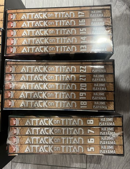 Attack on Titan manga box sets complet (vol.1-34+ extras)