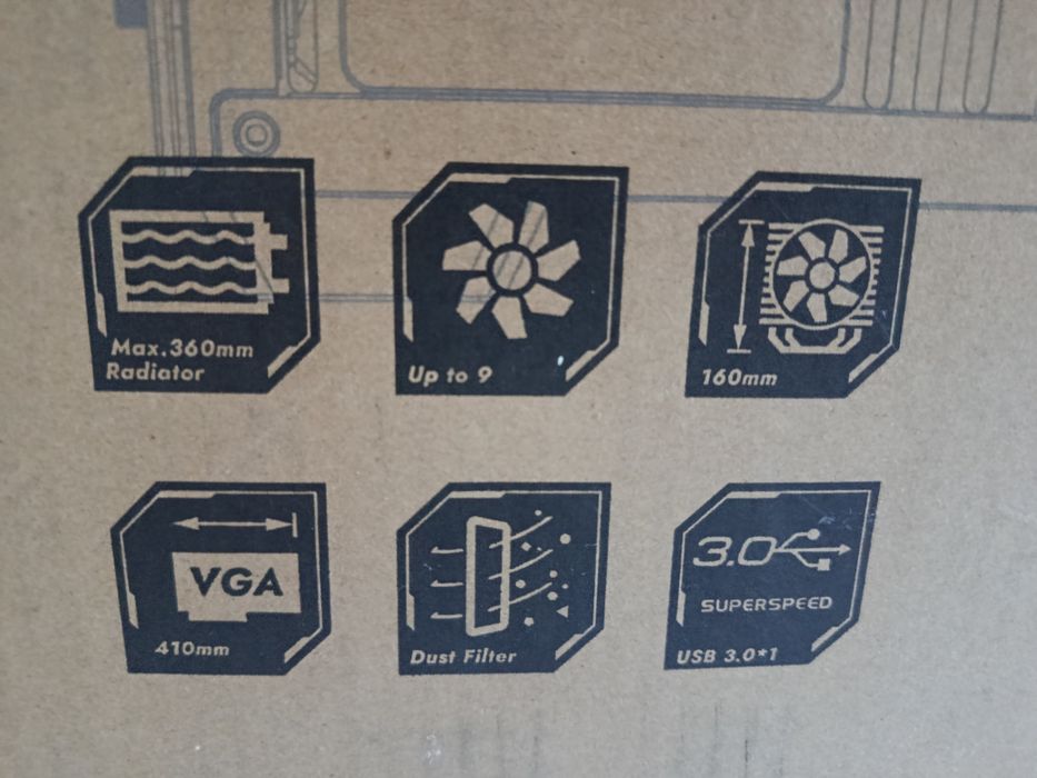 Carcasa PC gaming tip acvariu ,radiator de 360 MM