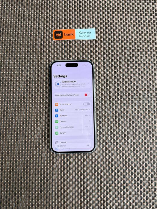 100% Батерия! iPhone 15 Лизинг от 40лв/м ГАРАНЦИЯ Blue 128GB син