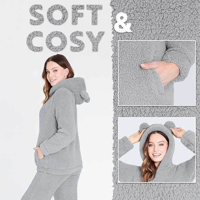 Pijamale CityComfort de iarnă din fleece pentru femei