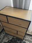 Vand comoda mdf cu structura metalica