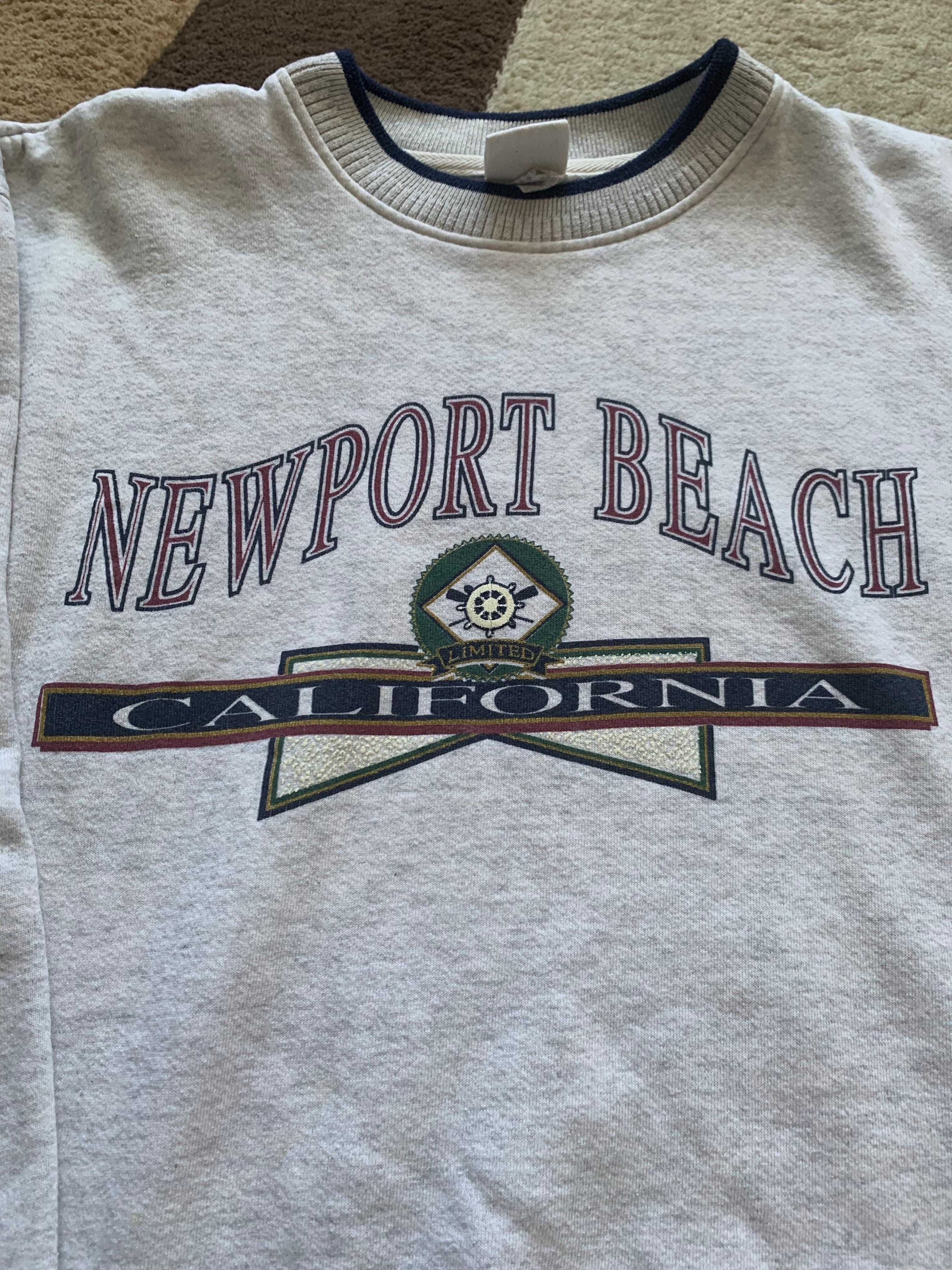 Bluza Vintage NewPort Beach California 80s-90s Paper Tag X Large