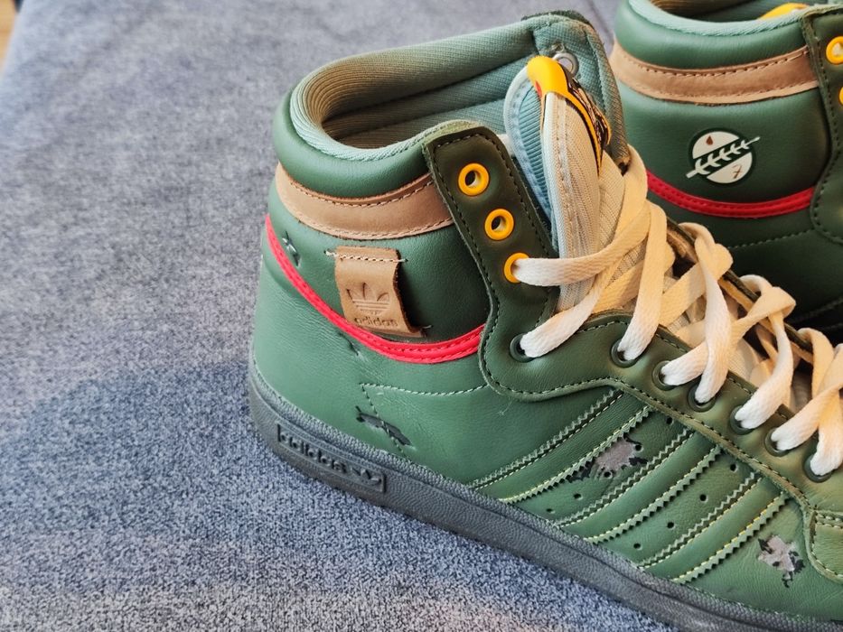 Обувки кецове Adidas Top Ten Hi Star Wars Boba Fett