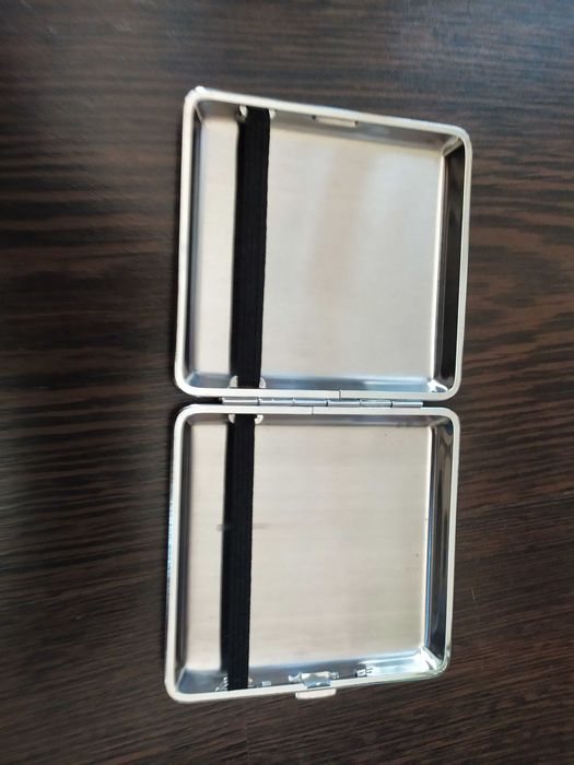 Tabachera luxury inox capitonat