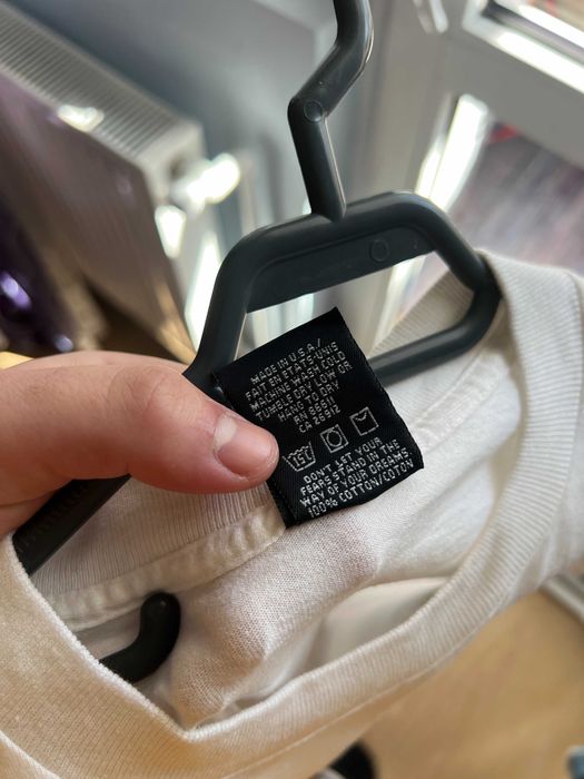 tricou no fear 90s single stitch y2k vintage stil stussy evisu