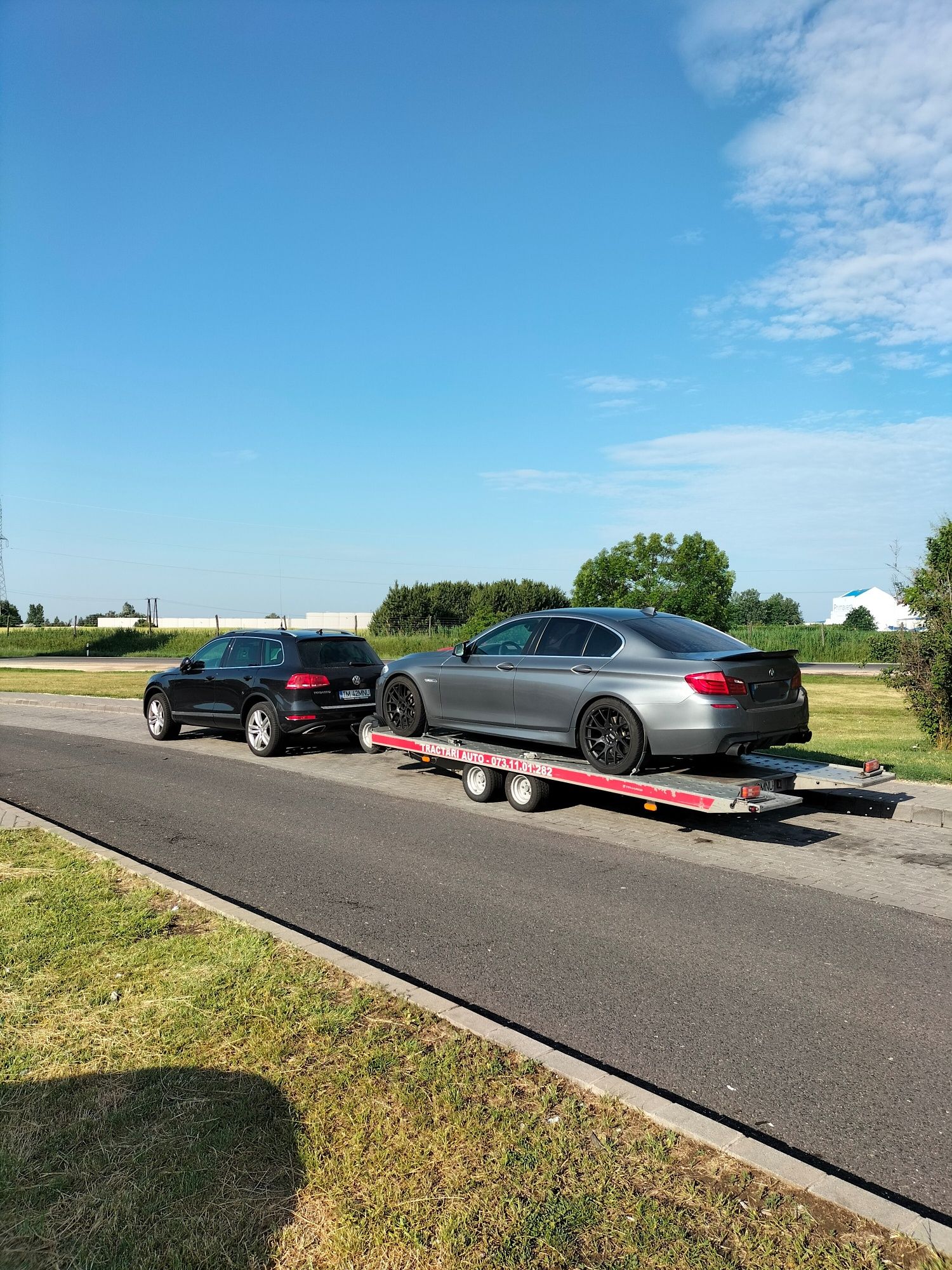 Tractrai auto Timișoara Autostrada A1, Ungaria, Austria slep platforma