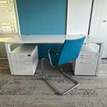 Banc de lucru: Masă + Scaun + Rollbox 4 sertare + Rollbox 3 sertare