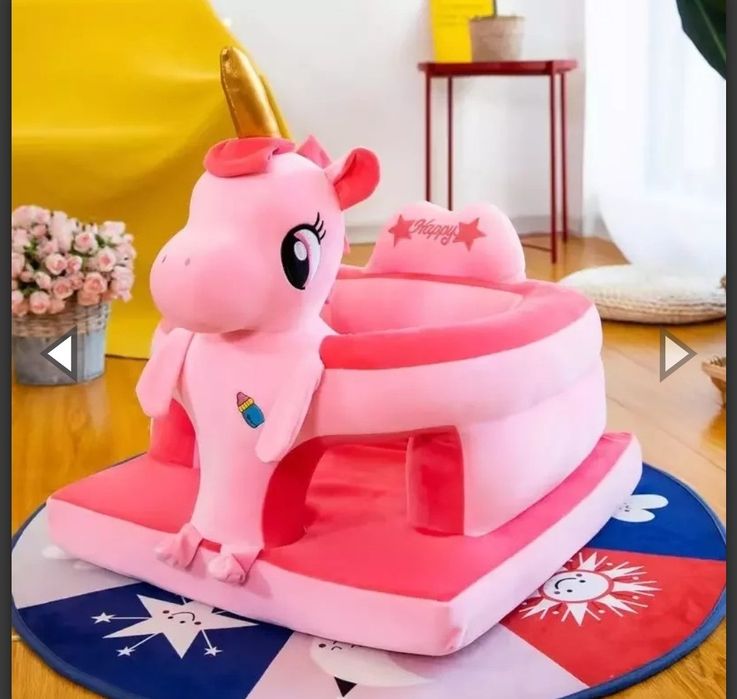 Плюшено Бебешко столче / Пуф