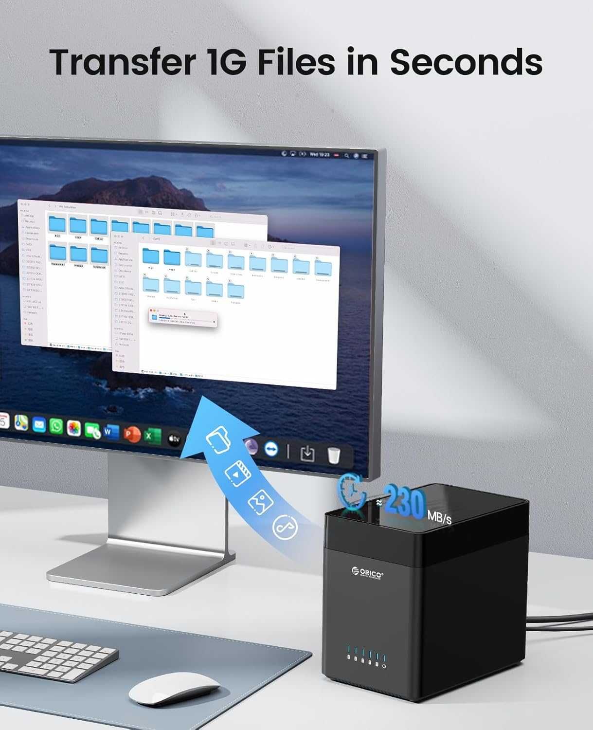Нова, тествана докинг станция ORICO 5 Bay с 5 слота до 90tb