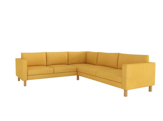 Husa canapea compatibila cu Ikea Karlstad 2+3/3+2 culoare galben, rosu