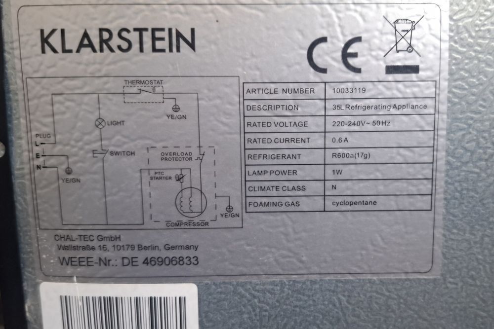 Minifrigider la 220v
