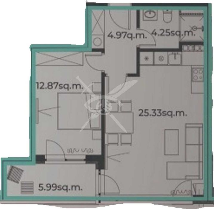 Продава се Двустаен апартамент в София, Кръстова вада - 78 кв.м за 2167 €/кв.м - Снимка #1