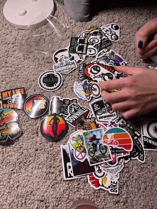 Стикери за декорация 50/100-Offroad/Bikes/Колелета/Планина/Колоездачи