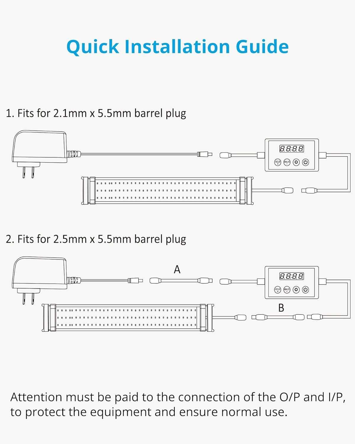 Dimmer digital LED conectori alimentare standard 2,5 mm/2,1 mm JTL