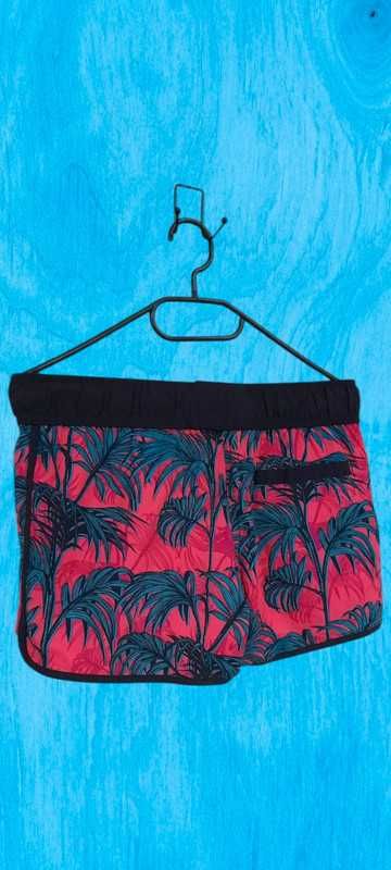 Boardshorts dama cu talie elastica si cordon Olaian