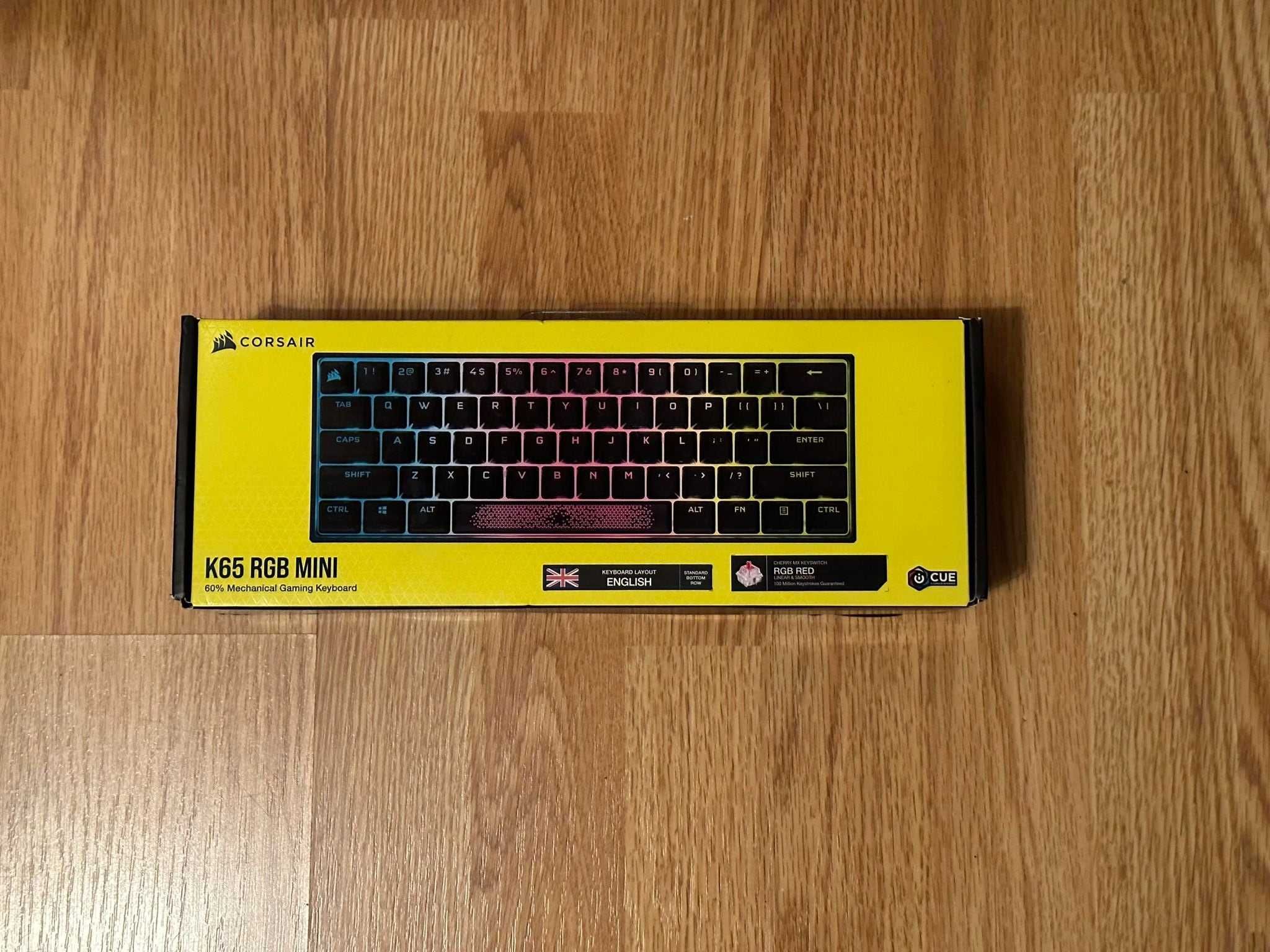 Tastatura mecanica Corsair K65 mini 60% RGB Switch CherryMX Speed NOUA