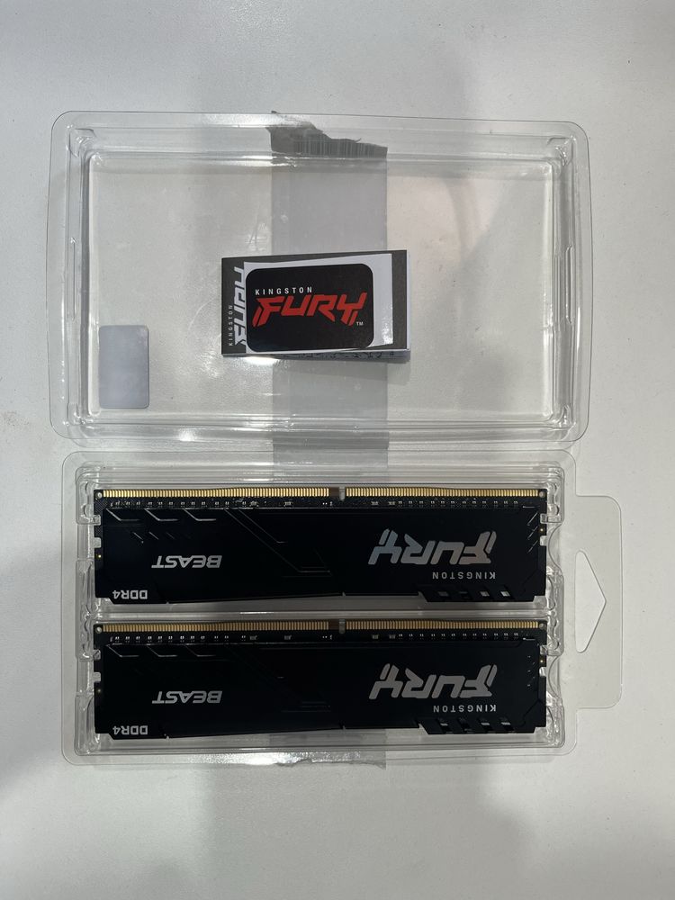 Оперативная память Kingston Fury Beast 16GB DDR4