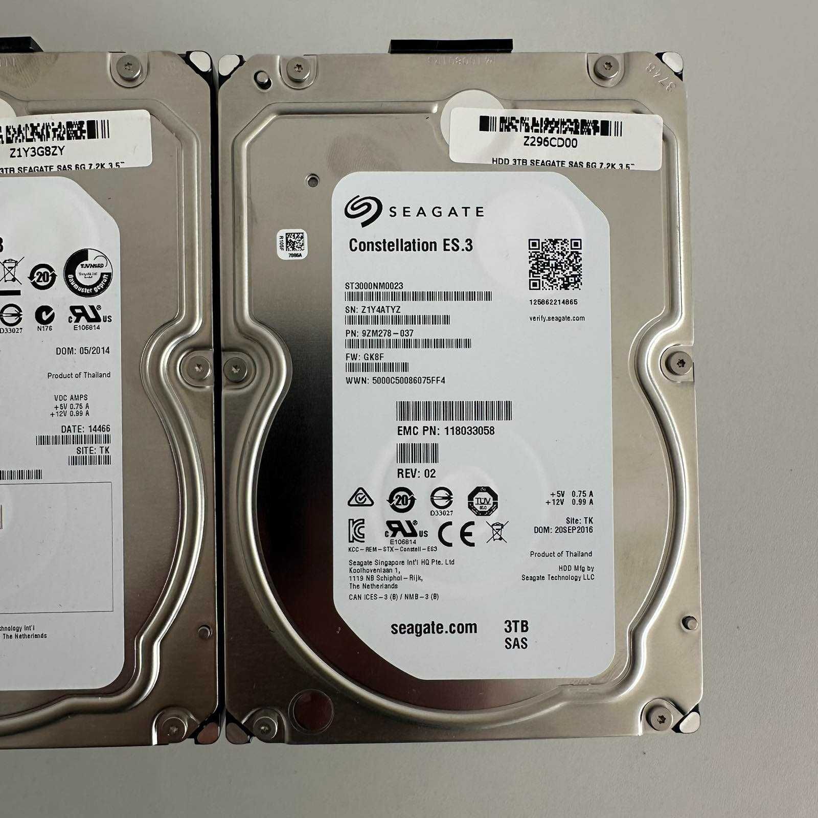Хард диск за СЪРВЪР Seagate Constellation 3TB HDD SAS 6GB/s 7.2K 3.5"