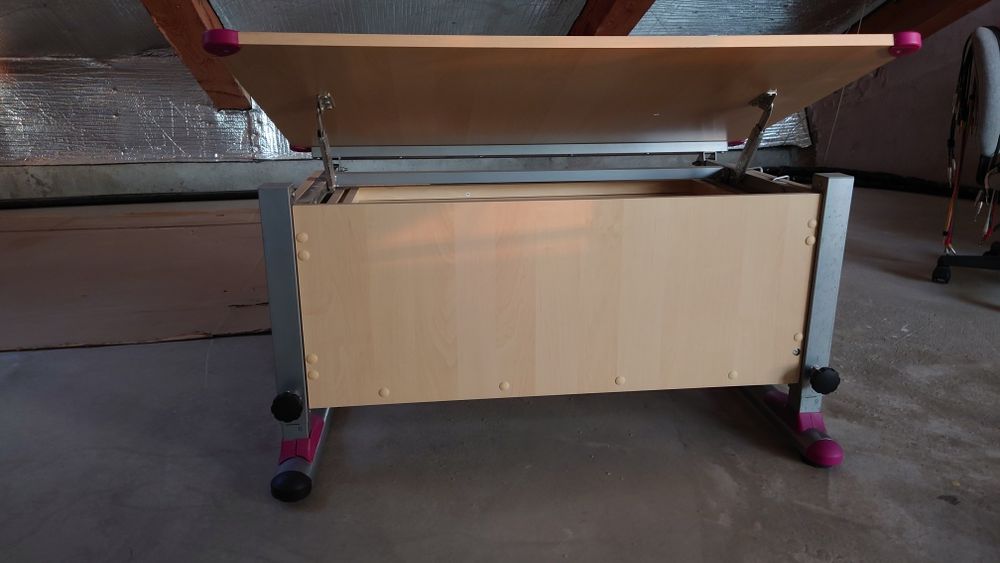 Birou reglabil pe înălțime masa de scris copii