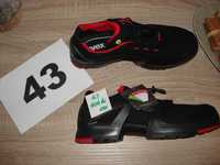 pantofi uvex S3 43 negru/rosunoi