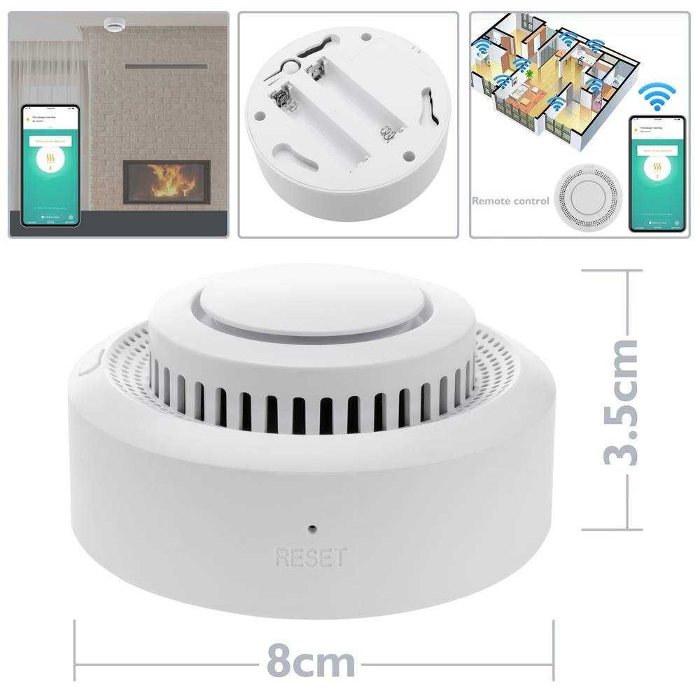 AVATTO SD01 Wi-Fi интелигентен детектор за дим | TUYA