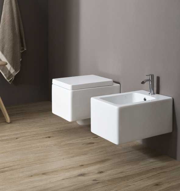 Окачено биде Nic Design, БЯЛО МАТ /003, 3 броя