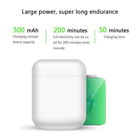 Безжични слушалки i12 , bluetooth, Power bank различни цветове