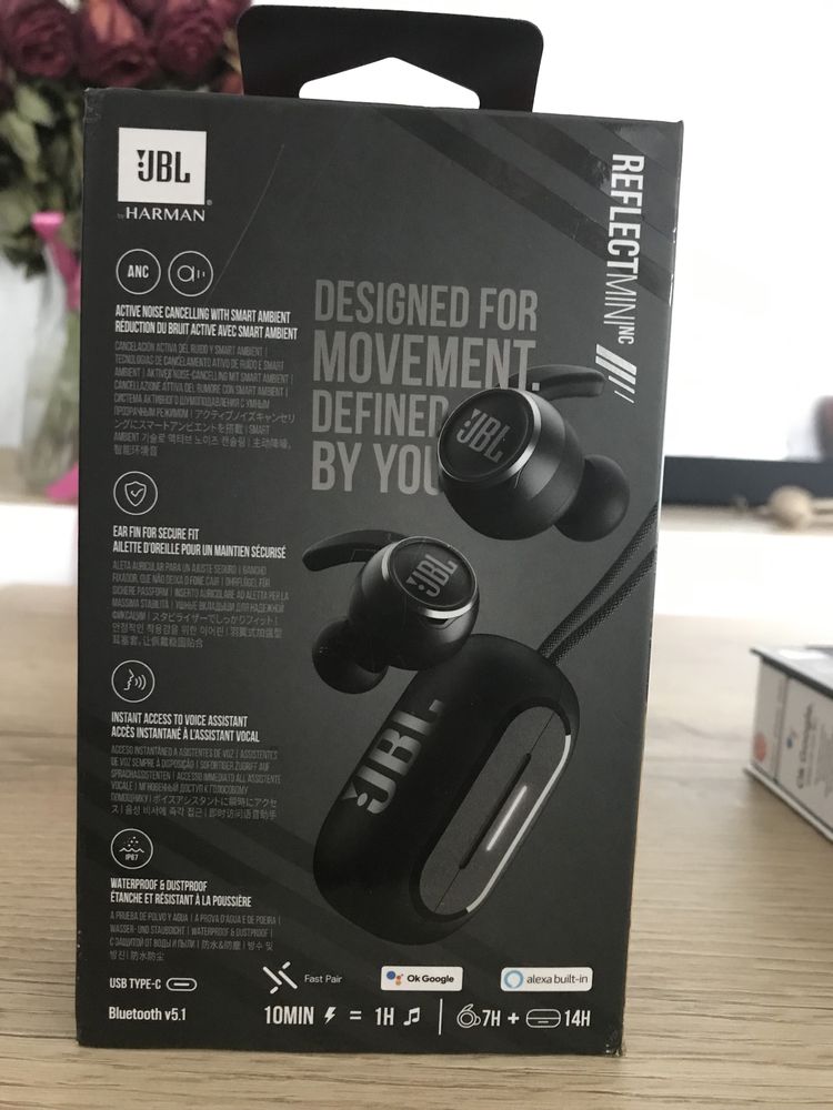 JBL REFLECT MINI NC by HARMAN*Noi sigilate * ip 67 *Casti Bluetooth