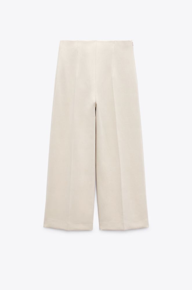 Pantaloni culotte Zara, talie inalta, XS