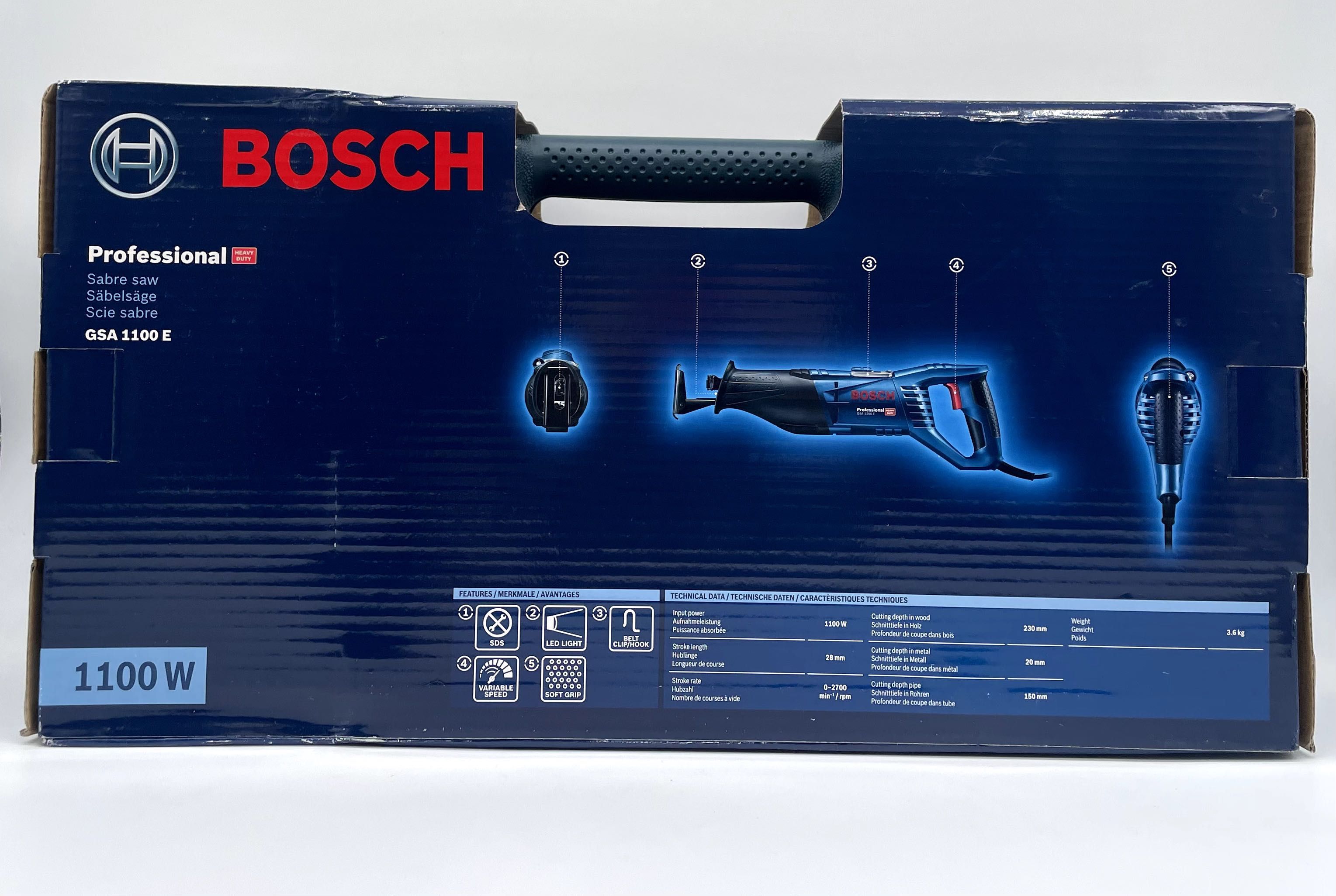 Fierăstrău tip sabie GSA 1100 E Professional – Bosch , hard