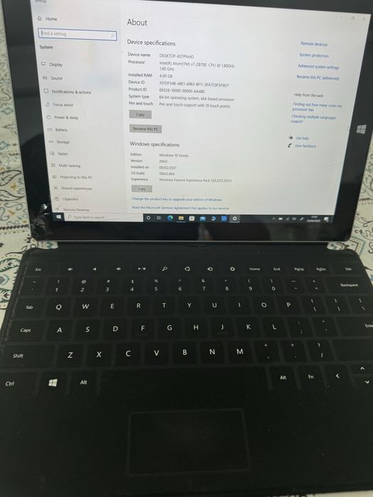 Laptop Microsoft Surface 3