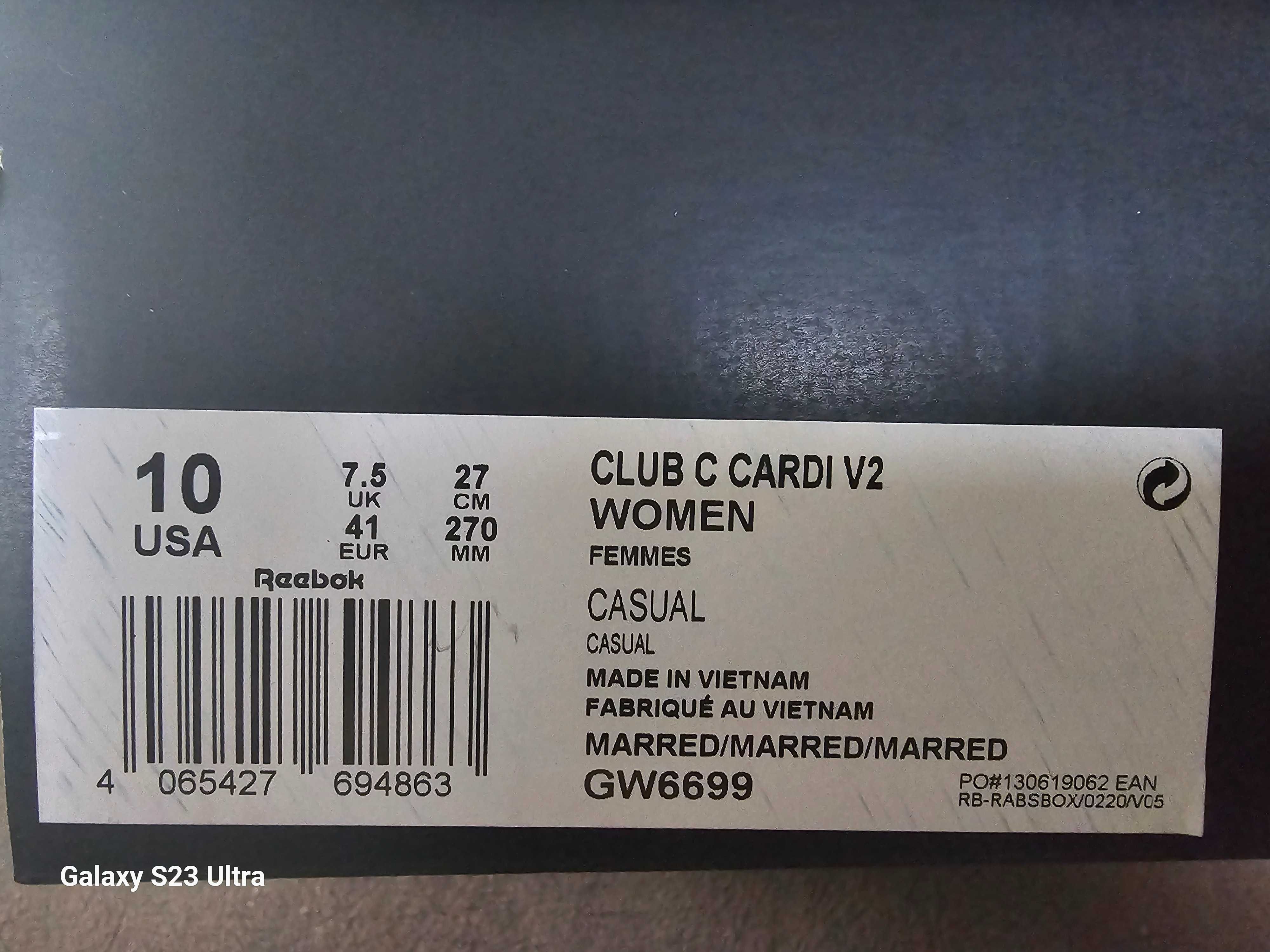 Дамски маратонки Reebok Club C Cardi V2 оригинал!
