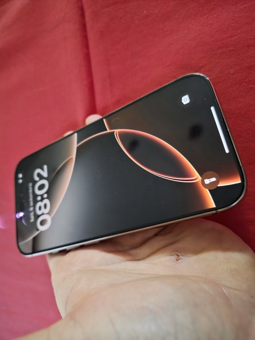 -Iphone 16Pro, E-Sim, ca Nou, 128Gb, 8Ram, bat: 96%, Desert Titanium,
