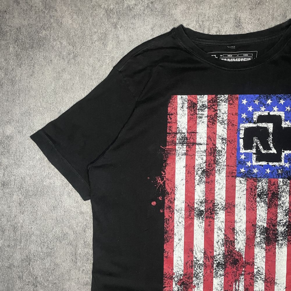 Tricou original Rammstein – turneu America 2022 –  cu imprimeu XL