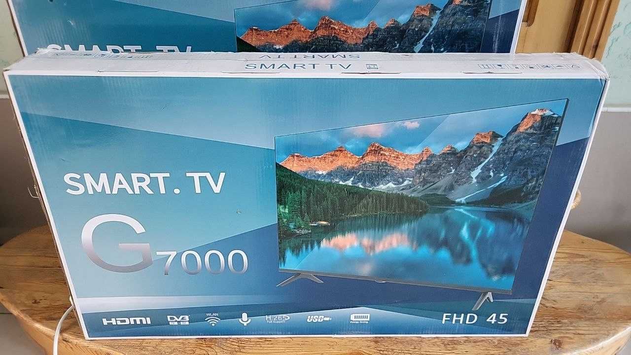 Телевизор Samsung SMART TV Android 45 голосовой 2 та пултли