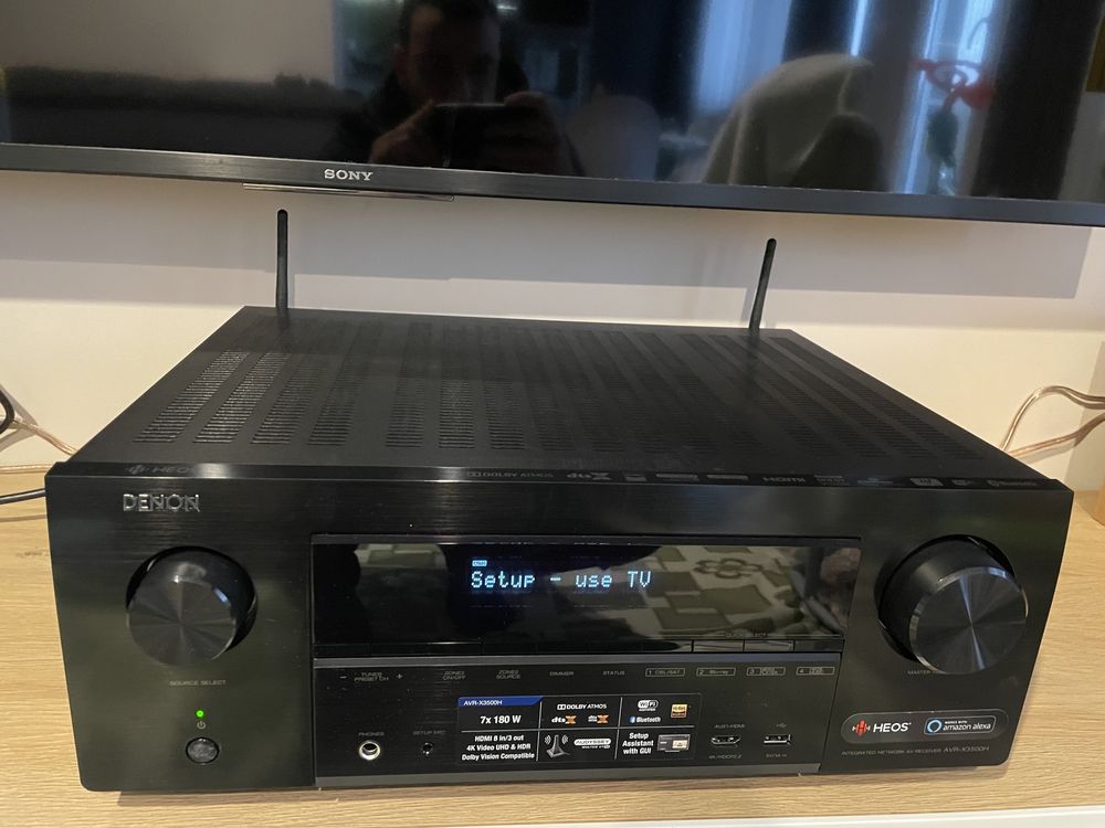 Denon AVR X3500H Dolby Atmos Wi-Fi Bluetooth 7.2 HDR HEOS DTS:X 4K UHD