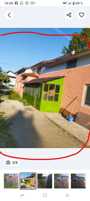 Vând casă 1500 mp teren