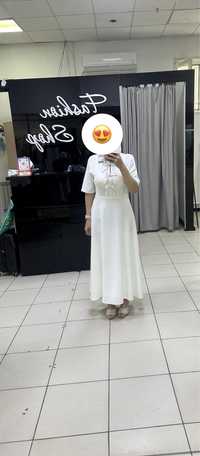 Продам белое красивое платье