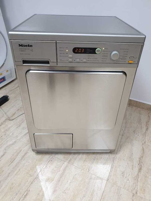 Инокс - Miele T8828C Сушилня - Подсветка - Аларма Миеле 12м Гаранция
