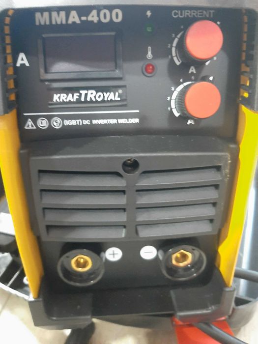 Нов Инверторен Електрожен в куфар KrafT Royal 400 ампера