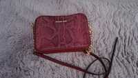 Geanta piele burgund Michael Kors Ginnie