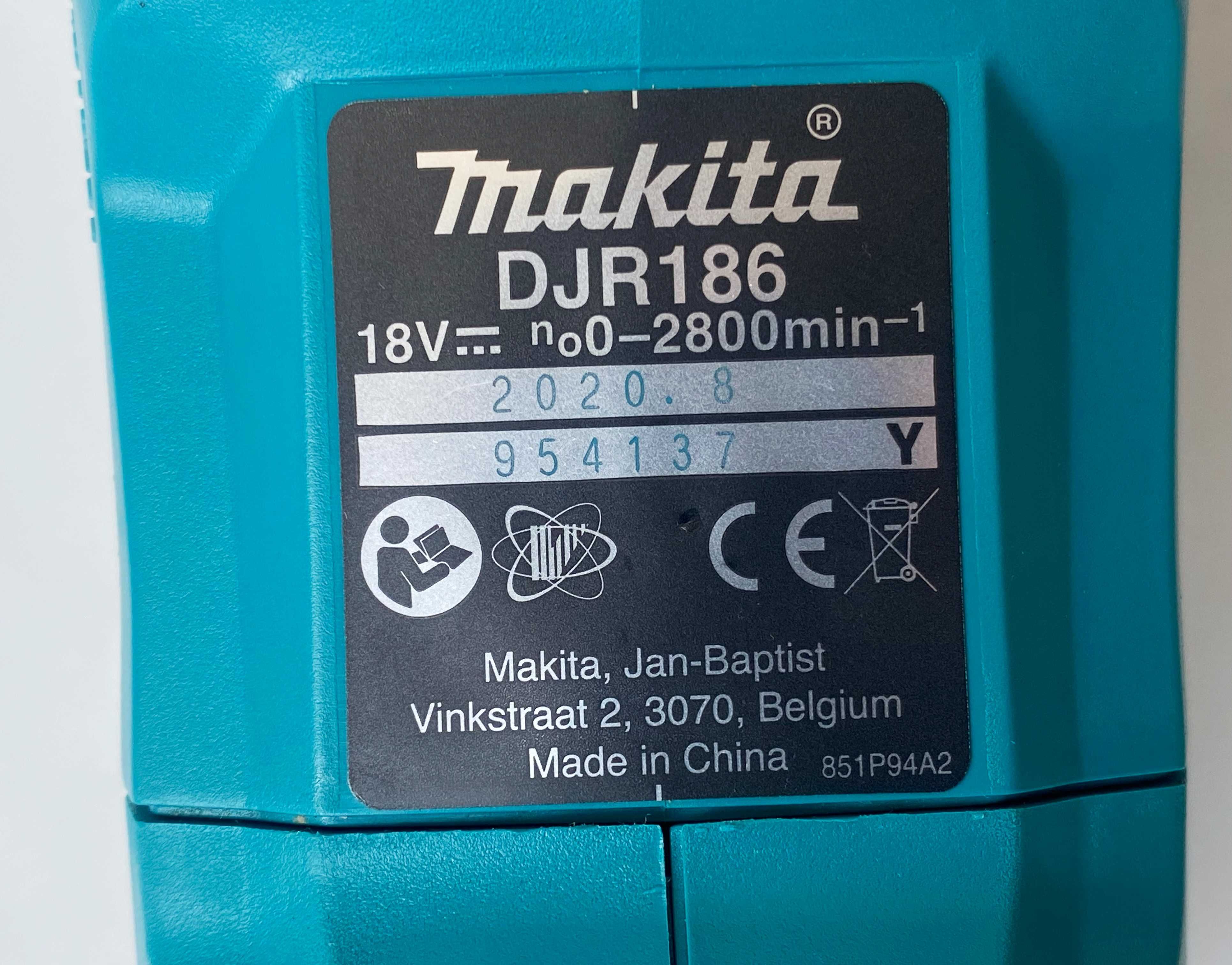 Makita DJR186Z - Акумулаторен саблен трион 18V 3.0Ah