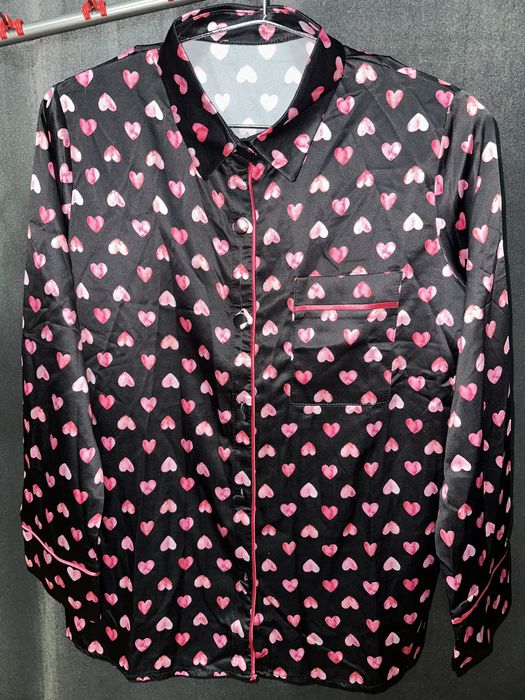 Женская сатиновая пижама двойка