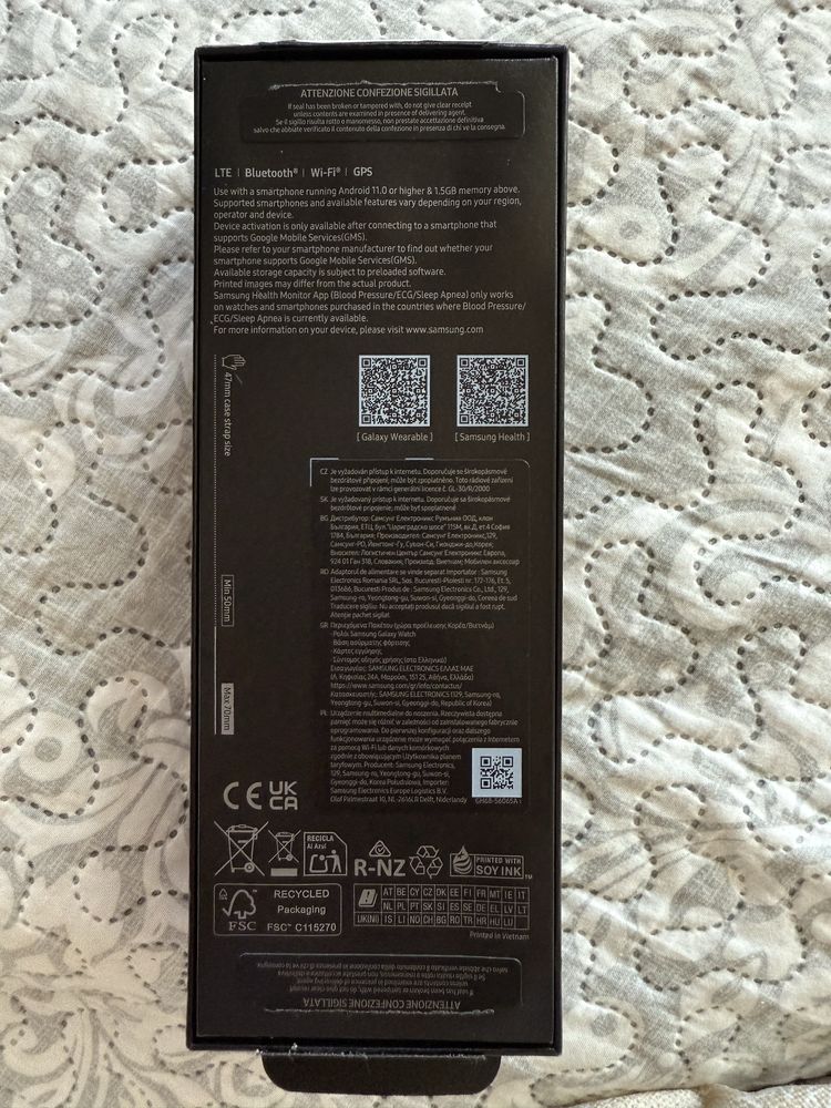 Samsung Galaxy Watch6 Classic 47mm LTE – Чисто нов с гаранция 2 години