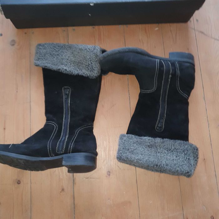 Cizme piele intoarsa Rizzoli