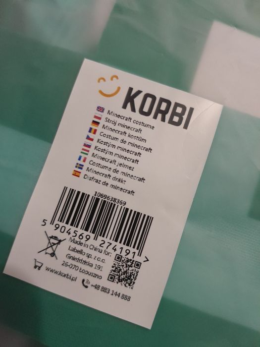 Costum minecraft copii