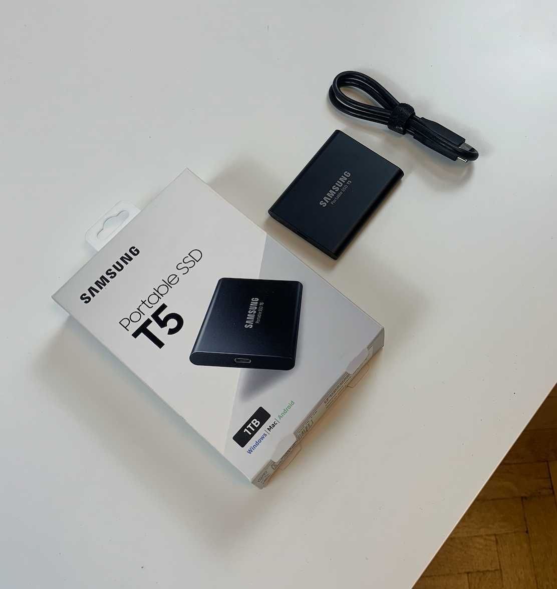 SSD extern Samsung T5 1TB | USB 3.1 Gen 2 | Stare excelenta