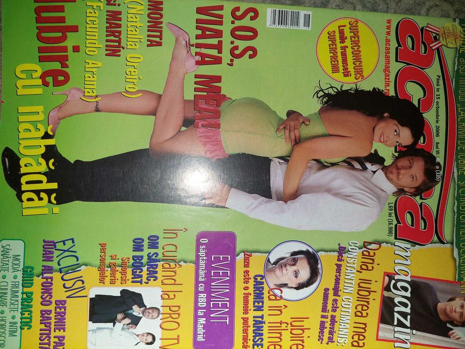 Revista Acasa cu Natalia Oreiro pe coperta
