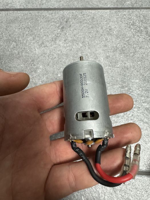 Combo esc rc hobbywing 2-3s brushed si motor 550s mare